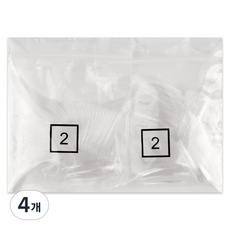 Lvia 長款芭蕾美甲片 2號 50p, 4個, 透明