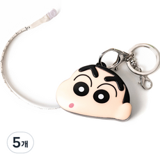 Shinchan 蠟筆小新 公仔鑰匙圈便攜捲尺, 5個, 100cm