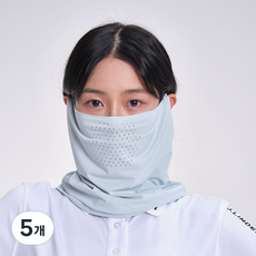째째마켓 쿨 스포츠 마스크 VAG-1, 스카이블루, 5개