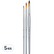 ShinHanart 藝術家畫筆 850 NS 圓頭筆 3件組, 5套, 6號, 12號, 16號