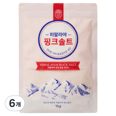 orco 喜馬拉雅粉紅鹽, 1kg, 6個
