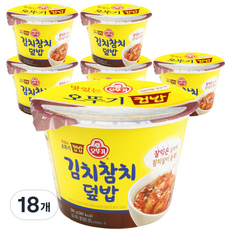 오뚜기 컵밥 김치참치덮밥, 315g, 18개