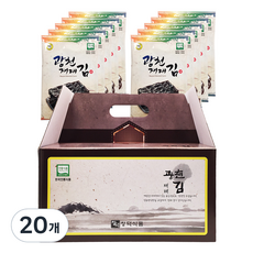 창덕식품 원초듬뿍 광천 재래김 25g, 20개