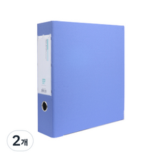 Alpha Web D型環活頁夾 A4 3孔 7公分 AB949A-7, 藍色, 2個