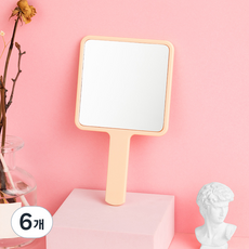 Nalli Sisters 便攜式迷你手拿鏡 9 x 16 x 0.45 cm, 6個, 米色