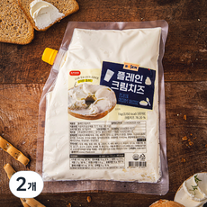 로젠 플레인 크림치즈, 1kg, 1개입, 2개