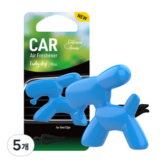 코가도 럭키독 미니 차량용 방향제, 스쿼시 마린, 5개