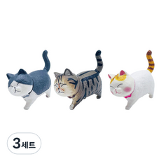 World Clean 散步的貓咪公仔 第2代 B款, 3套