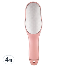 켈본 스텐 양면 발바닥 뒷꿈치 발 각질 제거기 샴페인, 100g, 4개, 1개입