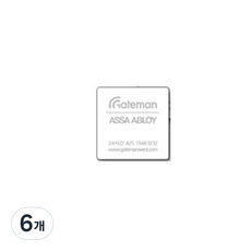게이트맨 스티커형 카드키, 6개