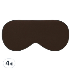 Tidy Home 助眠簡約眼罩 棕黃色, 4個, 1入