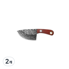 언박싱 박스 커터 가죽커버 나이프 고급형 패턴라운드, 2개