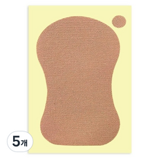 따니태니 겨드랑이 발 땀패드 스킨색, 5개