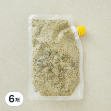 저당 참깨흑임자 드레싱, 500g, 6개