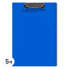 아이비스 캔디컬러클립보드 SP 12300 A4, 블루, 5개
