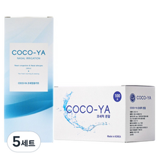 코코야 코세척기 + 코세척 분말 100p 세트, 5세트