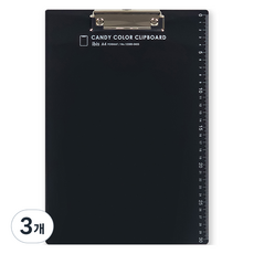 ibis 糖果色A4文件板, 3個, 黑色