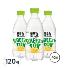 풀무원샘물 브리지톡 탄산음료 라임, 500ml, 120개