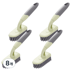 Maket Gamseong 浴室硬毛刷, 8個, 綠色