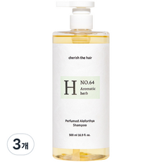 CH6 強健髮根洗髮精 芳香草本款, 500ml, 3個