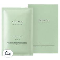 mixsoon 綠色積雪草軟膜, 5入, 4個
