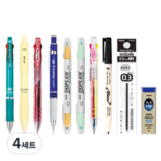 JAVAPEN 學習文具組, 薄荷綠(0.38 Jet3Ball M), 4套