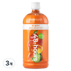 푸드올로지 톡스올로지 48시간 CCA 클렌즈주스, 1L, 3개