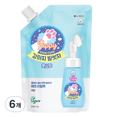 시리우스 강아지 발씻자 리필, 500ml, 1개입, 6개