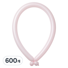 조이벌룬 260 풍선, 마카롱핑크, 600개