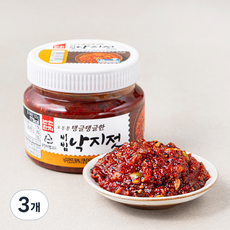 반찬단지 비빔낙지젓, 3개, 500g