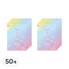 아이비스 여아용 초등3~6 좁은칸 알림장 11598, 조개, 50개