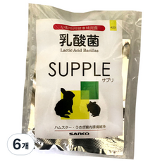 산코 supple423 유산균 토끼 영양제, 20g, 6개