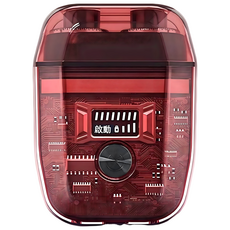 konka 透明智能電顯刮鬍刀, KTXD-1320-T(S), 透明紅