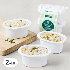 얌이밀 완료기 만15개월~ 소고기모듬버섯잡채밥 200g + 불고기팽이버섯피망밥 200g + 소고기브로콜리버섯계란밥 200g A세트, 600g, 2세트