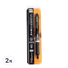 Pentel 飛龍文具 ENERGEL 3色中性多色筆 0.5mm BLC35A, 黑色, 2個