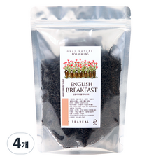 티리얼 잉글리쉬 블랙퍼스트 홍차, 100g, 4개, 1개입