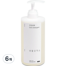 Saengong 生活工作所 洗潔精, 6個, 750ml
