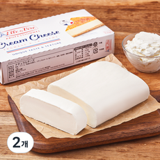 엘앤비르 크림치즈, 1kg, 1개입, 2개