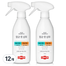 항균 풋샴푸 by 랩신, 1개입, 12개, 410ml