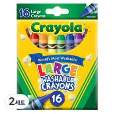 Crayola 繪兒樂 粗水性蠟筆, 16色