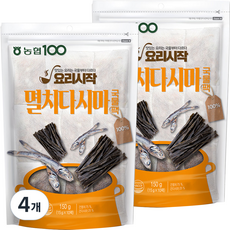 농협100 멸치다시마 국물팩, 150g, 4개