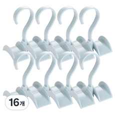 RIVERGREEN 旋轉式包包掛架, 藍色, 16個