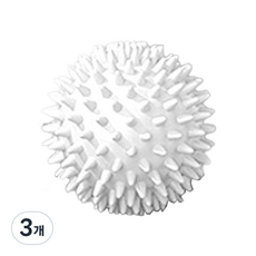 쏙쏙채움 시원한 심플 마사지볼 7cm, 3개, C타입 화이트