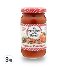 Le Conserve della nonna Dellanonna Putanesca醬, 190g, 3個