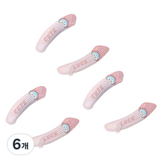 블럭마트 욕실 붙이는 사계절 변기시트, 핑크, 6개