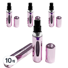 R-Perfume Subner 分裝空瓶 噴霧 5ml, 10個, 亮面粉紅