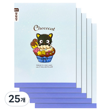 산리오 초등 좁은칸 알림장, 초코캣, 25개