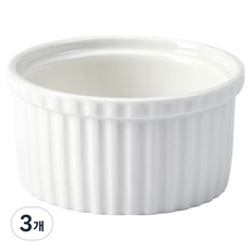 HAPPY JUNG 韓國醬料碗 烤盅 大 130ml, 白色, 3個