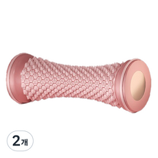 舒心足部按摩滾輪, 2個, 粉紅色