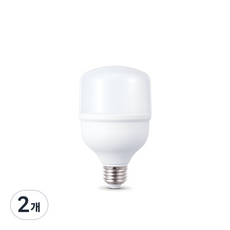 씨티오 LED 크림벌브 20W E26, 주광색, 2개